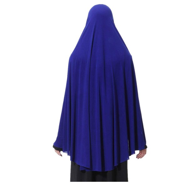 Hiyab musulmán árabe largo de seda de leche de alta