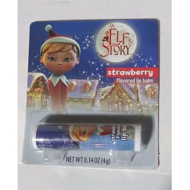 Boston America Corp. An Elf's Story Christmas Holiday Flavored Lip Balm STRAWBERRY ELF On A Shelf NEW