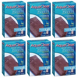 (6 Pack) Aquaclear 110 Activated Carbon Insert