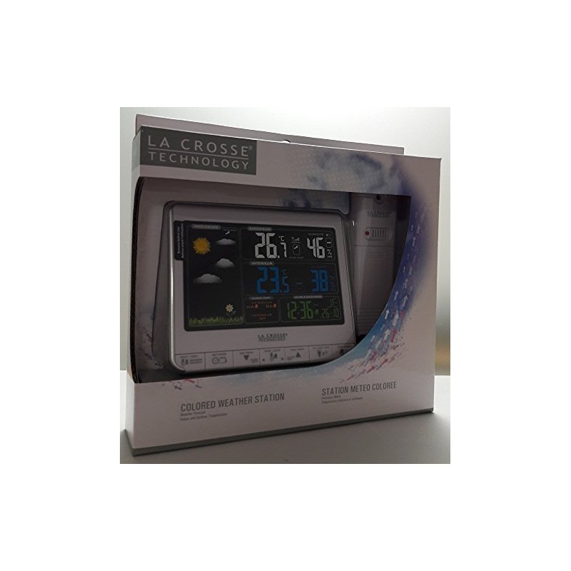 La Crosse Technology Weather Station ws6826whi-bla Coloured