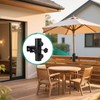 Funtery Parasol Holder Balcony Railing, Parasol Stand, Robust Balcony Umbrella