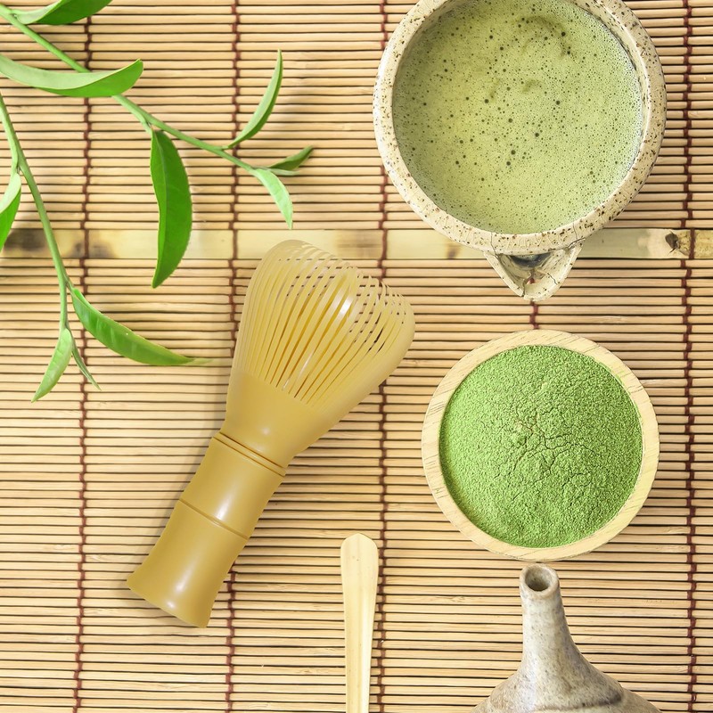 Matcha Whisk in Natural, Matcha Whisks, Japanese Chasen Matcha Ceremony,