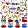Epakh 22 Pcs Havana Night Party Decorations Set 2 Cuba