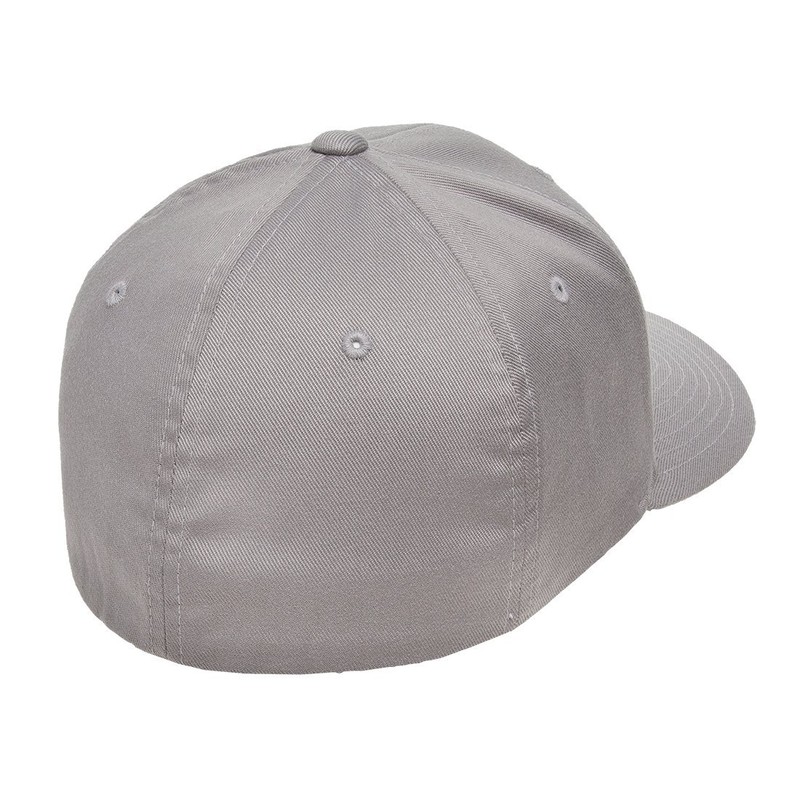 Flexfit 6277 Wooly Combed Twill Cap - Large/XLarge (Silver)