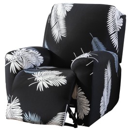 Recliner Cover Anti Scratch Lazy Recliner Chair Cover Protective Stretching Printed Reclining Chair Cover Sofa Slipcovers Convenient Elastic Reclining Chair Slipcover for Home Recliner Protection