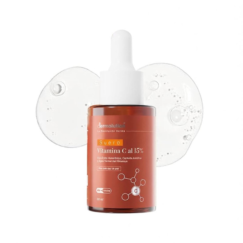 Sérum Facial de Vitamina C al 15% con Ácido Hialurónico