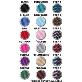 Seat Belt Tethers - Large - Stainless Steel Parts - Car Tether (Red)