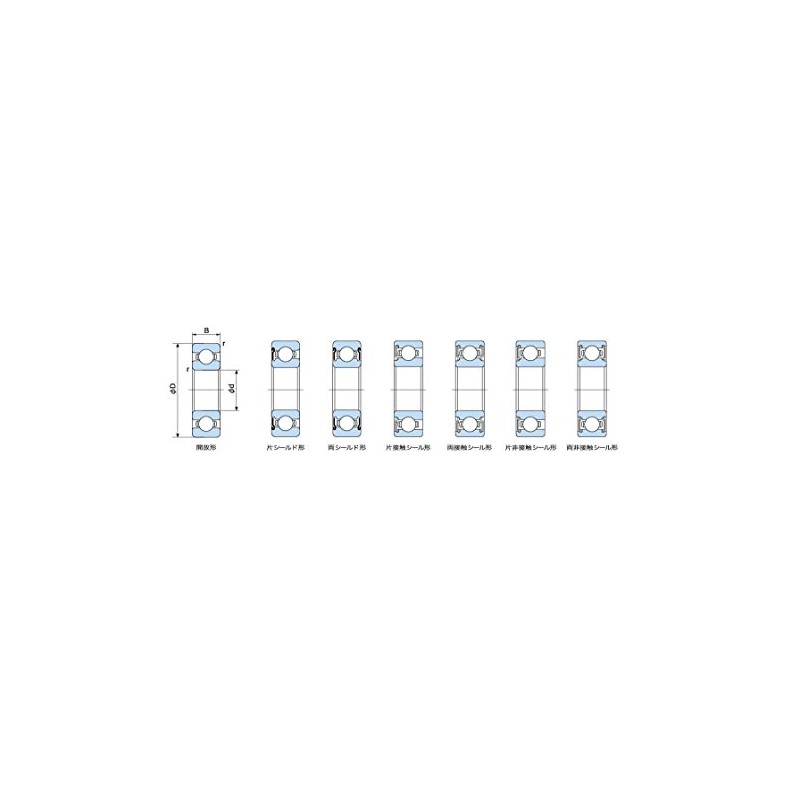 不二越 Nachi Bearing 6202 