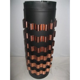 Tred-Not Copper Stovepipe Heat Exchanger, Radiators 7" dia Stove Pipe heat reclaim set (6