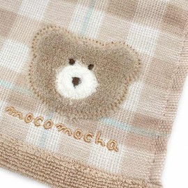 Marushin 1955000800 Mini Towel, Hand Towel, Handkerchief, Soft Mokomocha, Cookie Mocha, 100% Cotton, Antibacterial, Odor Resistant, Present, Gift, Birthday