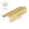 CHEERYMAGIC 2 Pack Back Mount Finger Edge Pull, Concealed Handles