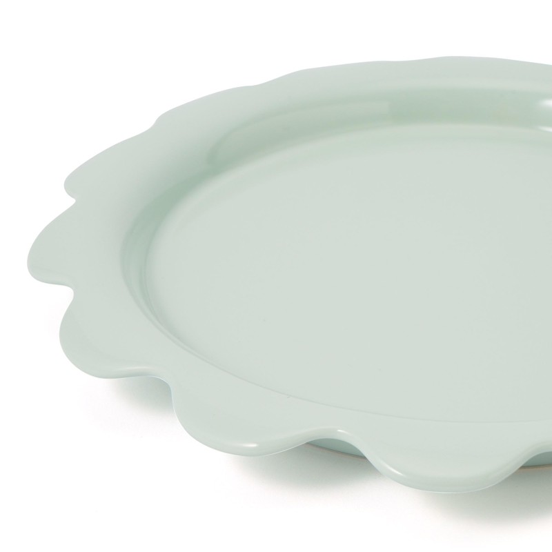 Francfranc Franc Rough Plate Large Mint Dinnerware Plate New Life