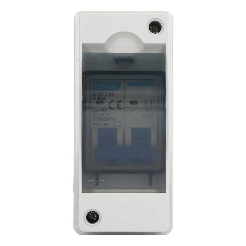 PV Solar Disconnect Switch Overvoltage Protection IP65 Waterproof Miniature Circuit