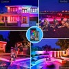 FBZ 100Ft Outdoor Waterproof LED Strip Lights,Music Sync RGB IP65