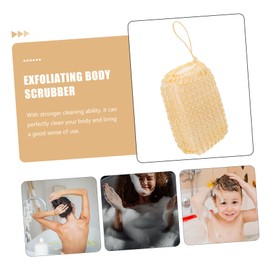 BIUDECO Body Scrubber Bath Sisal Pads Exfoliating Shower Brush Sisal Pads 2 Pack