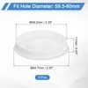 sourcing map 3Pcs 60mm(2-3/8") Nylon Hole Plugs, Flush Type Panel