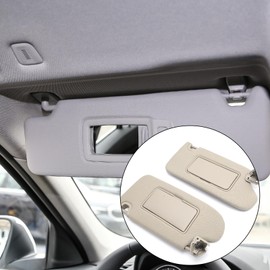 laffoonparts 96401-3TA2A Driver Left and Passenger Right Side Sun Visor (Beige), Replacement for Nissan Altima 2013 2014 2015 2016 2017 2018, Replaces 96400-3TA2A