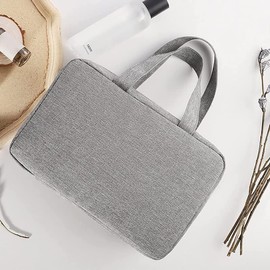 ZiaWorld Travel Toiletry Bag with Hanging Hook, Waterproof Foldable Large Capacity Travel Makeup Bag Organizer, Women & Men Toiletries Bag for Large Full Sized Essential Accessories Cosmetics, Grey