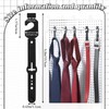 Geelin 100 Pack Belt Hanger Black Plastic Belt Hangers, Tie