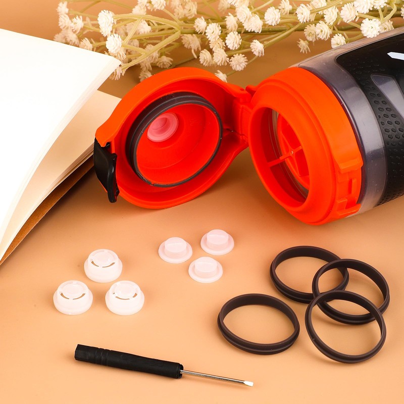 Gosknor 4pcs Dispensing Rubber Valves Compatible with Gatorade Water Bottle,