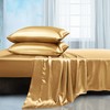 Manyshofu Satin Full Sheets Set 4 Piece - Soft Silky