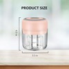 PINK - Mini Electric Food Processor and Garlic Chopper -