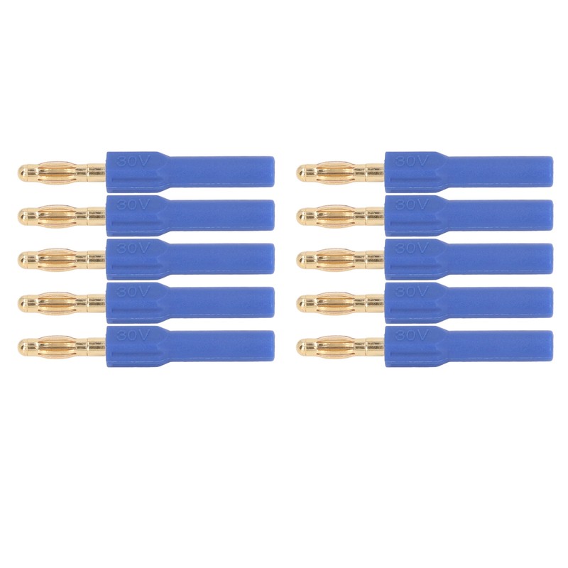10Pcs Banana Plug 4.0mm Male to 2mm Female Connector 30V
