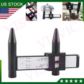 Unbranded Wheel Bolt Stud Pattern Gauge Measurement 4 5 6 8 Lug Rims Holes Size Hand Tool