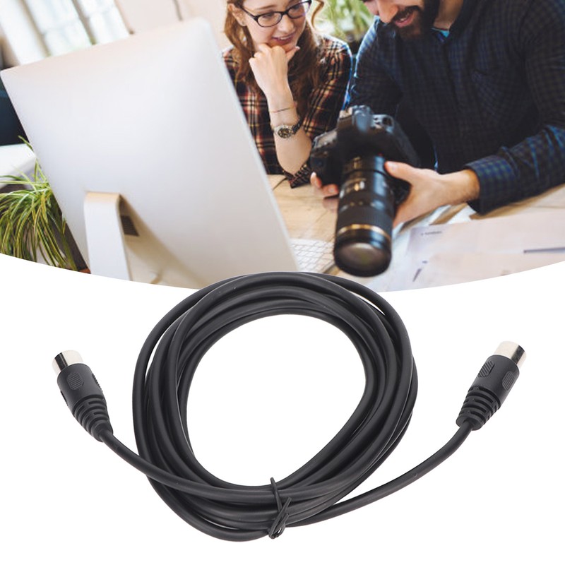 6 Pin DIN Cable Male to Male Plug and Play