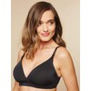 Motherhood Maternity Women's Maternity Lightly Lined Wireless Nursing Bra, Black