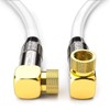 DeleyCON SAT Antenna Cable 2 x 90°