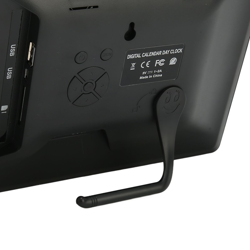 8.7inch Digital Day Calendar Clock Auto Dimming Large Display Medication