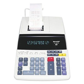 Sharp El1197piii Two-Color Printing Desktop Calculator Black/Red Print 4.5 Lines/Sec