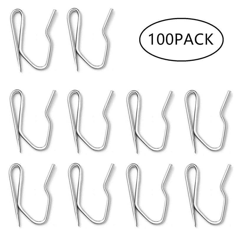 Curtain Hooks Metal Curtain Hooks Drapery Pin Hooks for Window