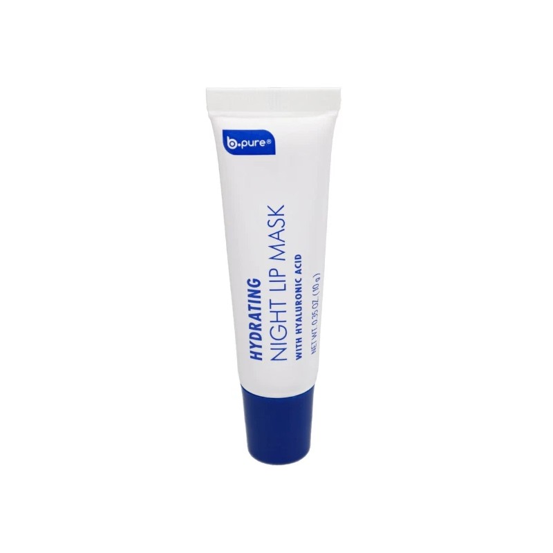 (2) Mascarilla labial nocturna hidratante B-Pure con ácido hialurónico, vitamina