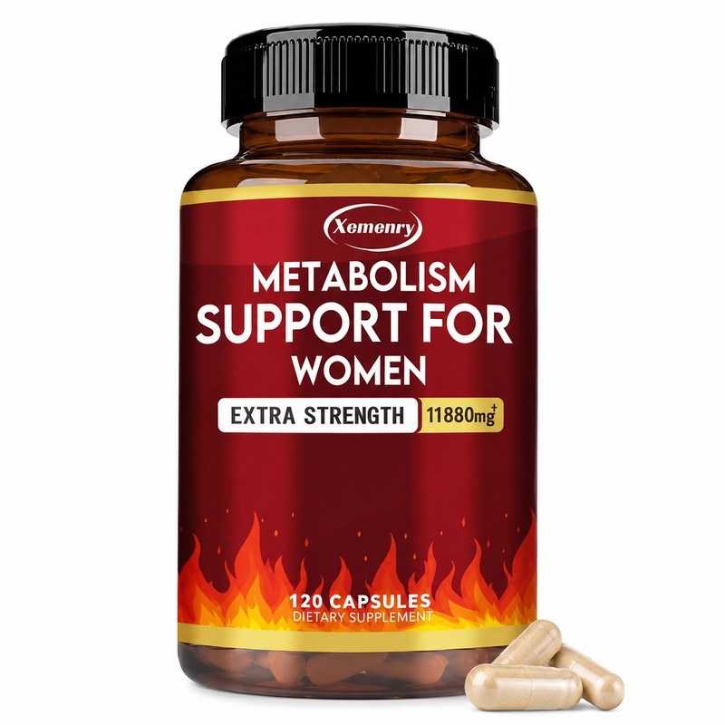 Metabolism Support Capsules for Women – 120 Count Daily Wellness