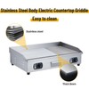 3000W 29" Electric Countertop Flat Top Griddle Grill Commercial Restaurant