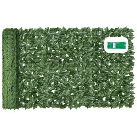 Artificial Ivy Privacy Fence Screen,100X40 in Privacy Fence Panels Balcony Privacy Screen Faux Ivy Hedge Vine Leaf Greenery Backdrop Privacy Screen Outdoor for Patio,Balcony, Garden, Backyard