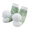 Mud Pie Golf Ball Rattle Toe Socks, 0-12M