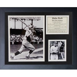 Legends Never Die "Babe Ruth Swing" Framed Photo Collage, 11 x 14-Inch