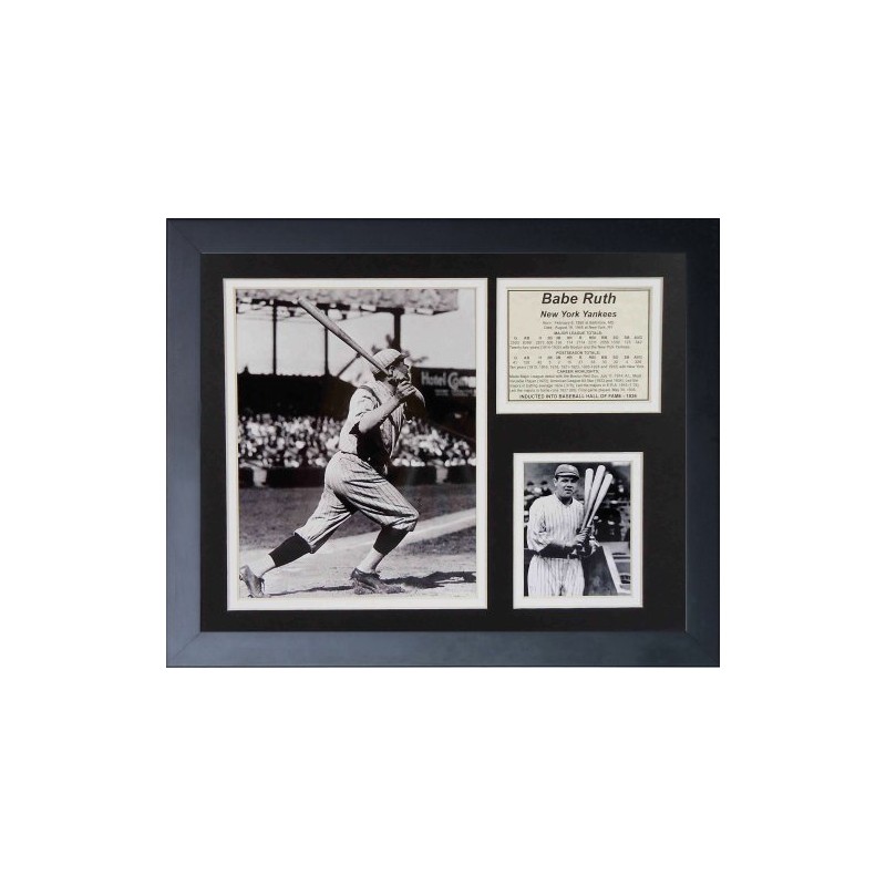 Legends Never Die "Babe Ruth Swing" Framed Photo Collage, 11