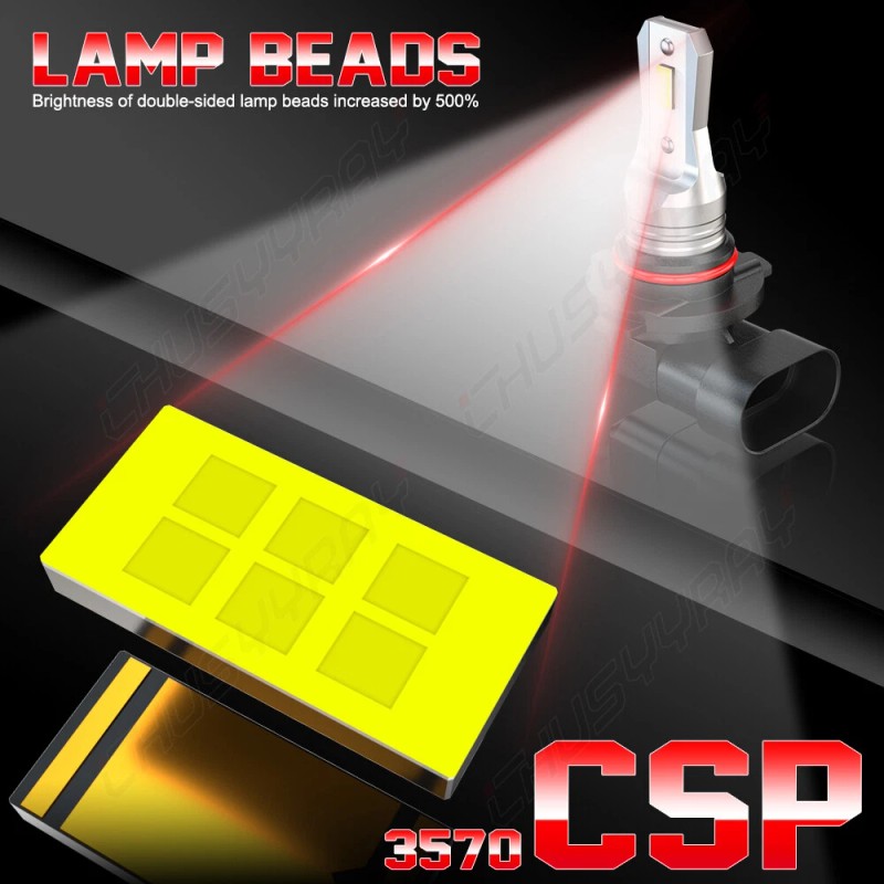 CHUSYYRAY For 2015-2020 GMC Yukon XL Combo LED Headlight Bulbs