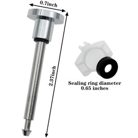safycaby 2 Set Bathtub Spout Diverter Repair Kit Includes 2PCS Diverter Stem 2PCS Cup Seal 2PCS Gate Tub Diverter Repair Kit (Chrome,Classic)