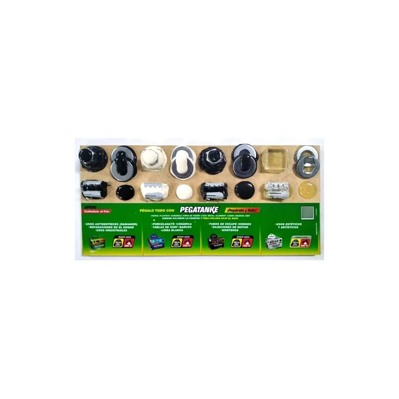 Pegamento epóxico Soldadura de Epoxi Negro Pegatanke 43g