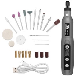 Multi-Function USB Variable Speed Cordless Rotary Electric Mini Drill Engraver Pen, Grinder Grinding Set for Polishing/Carving/Cutting/Cleaning/Sharpening DIY Tool Kit