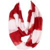 Daguanjing womens Lightweight Scarfs Infinity Plaid Striped Many Style, Red,