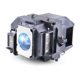 Huaute V13h010l58 / Elplp58 Replacement Projector Lamp with Housing for Epson EX3200 EX5200 EX7200 PowerLite 1220 1260 S9 X9 S10+ VS200 EB-S10 EB-S9 EB-S92 EB-W10 EB-W9 EB-X10 EB-X9 EB-X92
