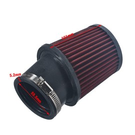 Air Filter 62mm&12mm Kit for Predator 200cc 212cc 224cc196cc for honda GX160 GX200 for Coleman CT200U CT200U-EX KT196 6.5Hp Engine Mini Bike Go Kart Red