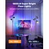 SIBRILLE RGBCW Floor Lamp, 36W Bright Color Changing Lamp, Modern