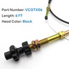 VCGTX06 6FT Vernier Adjustable Lock Cable, Heavy Duty Vernier Locking